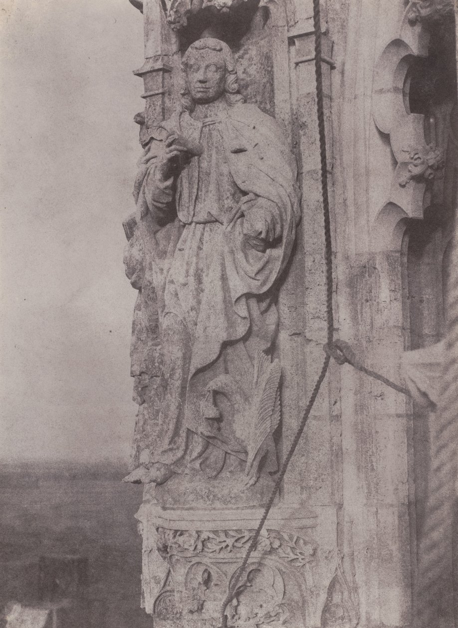 Św. Jan Ewangelista, Katedra w Chartres autorstwa Charles Nègre