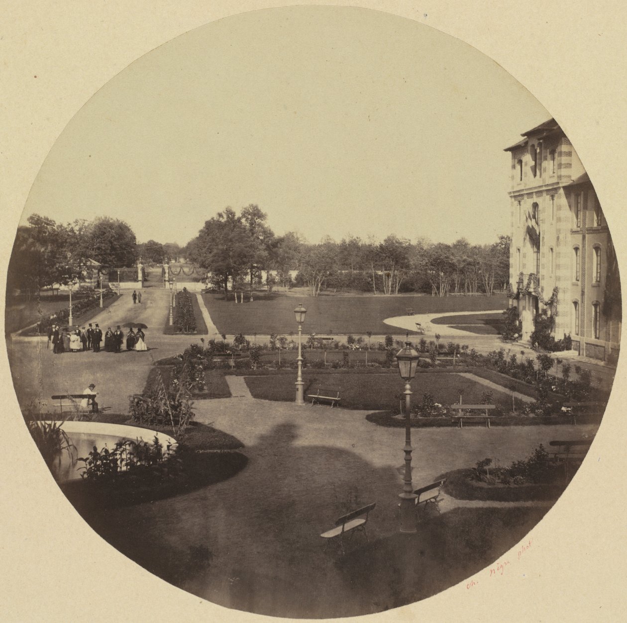 Azyl w Vincennes autorstwa Charles Nègre