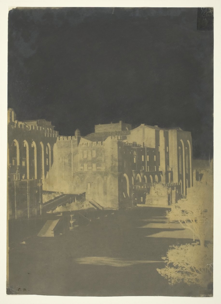 Pałac Papieski, Awinion, ok. 1930 r. 1851. autorstwa Charles Nègre
