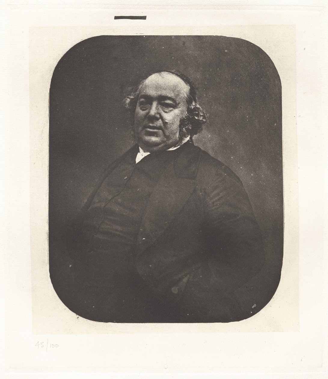 Tablica IX – Portret Julesa Janina wg Nadara (tabl. IX – Portret Julesa Janina wg Nadara) autorstwa Charles Nègre, Nadar, André Jammes