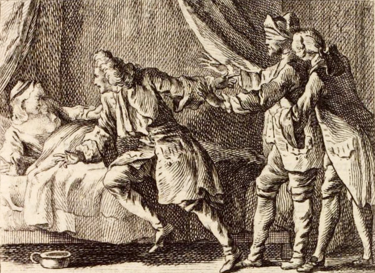 La Mandragore autorstwa Charles Nicolas Cochin