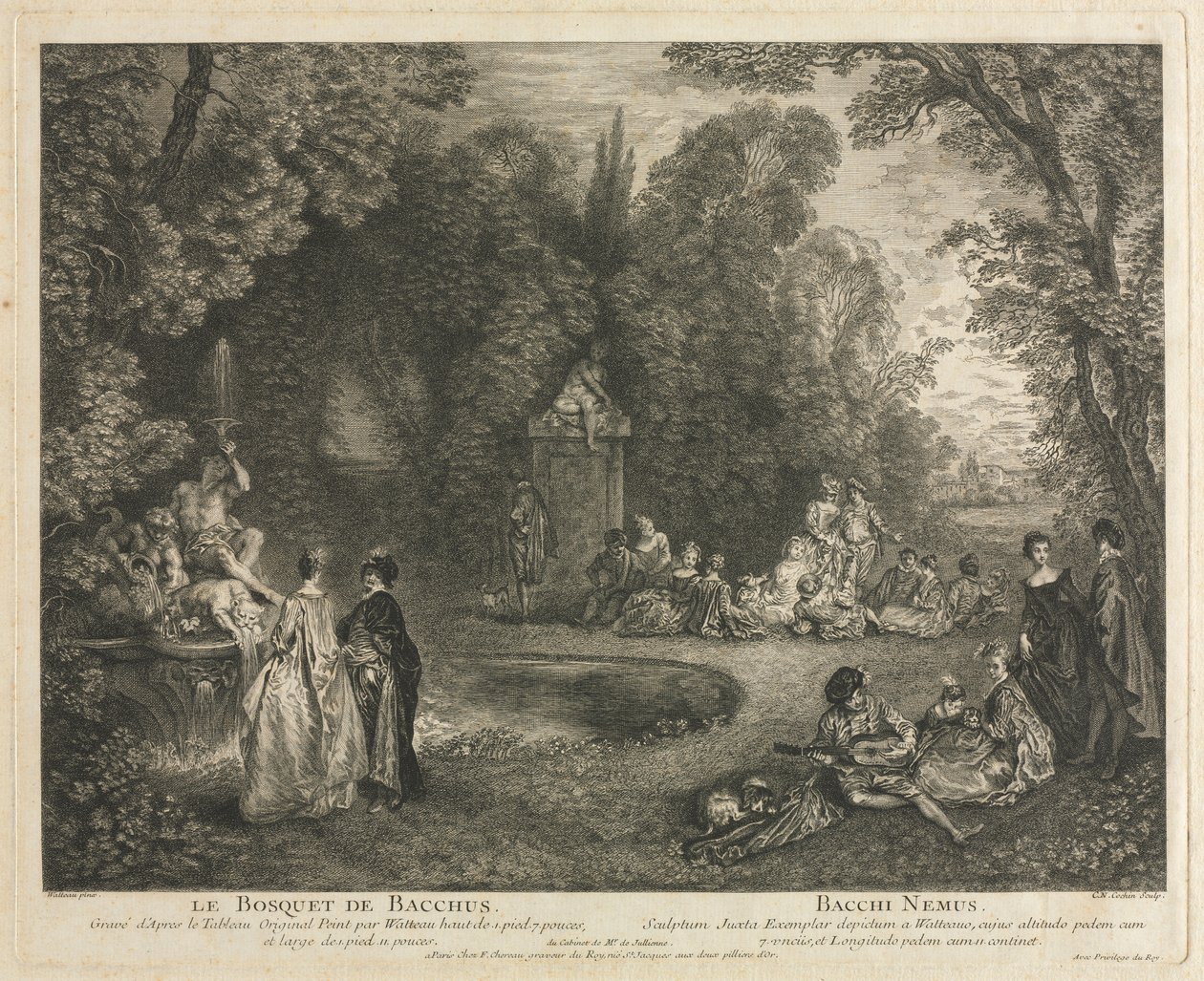 Gaj Bachusa autorstwa Charles Nicolas Cochin
