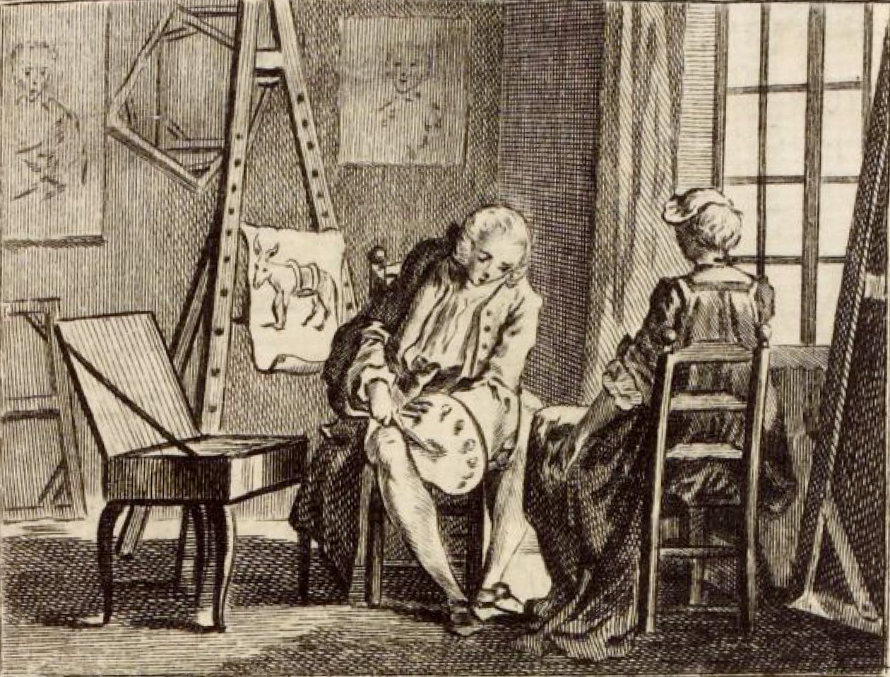 Le Bât autorstwa Charles Nicolas Cochin