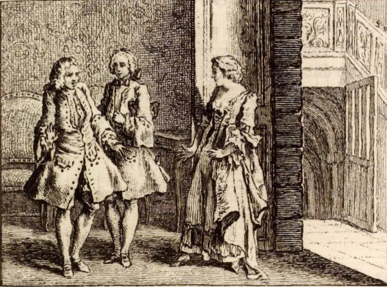 Quiproquos autorstwa Charles Nicolas Cochin