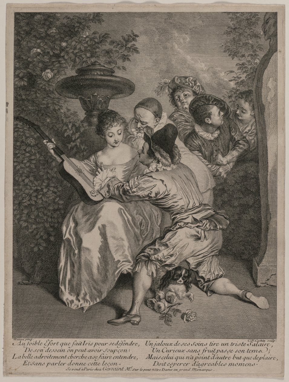 Romans, 1727. autorstwa Charles Nicolas Cochin