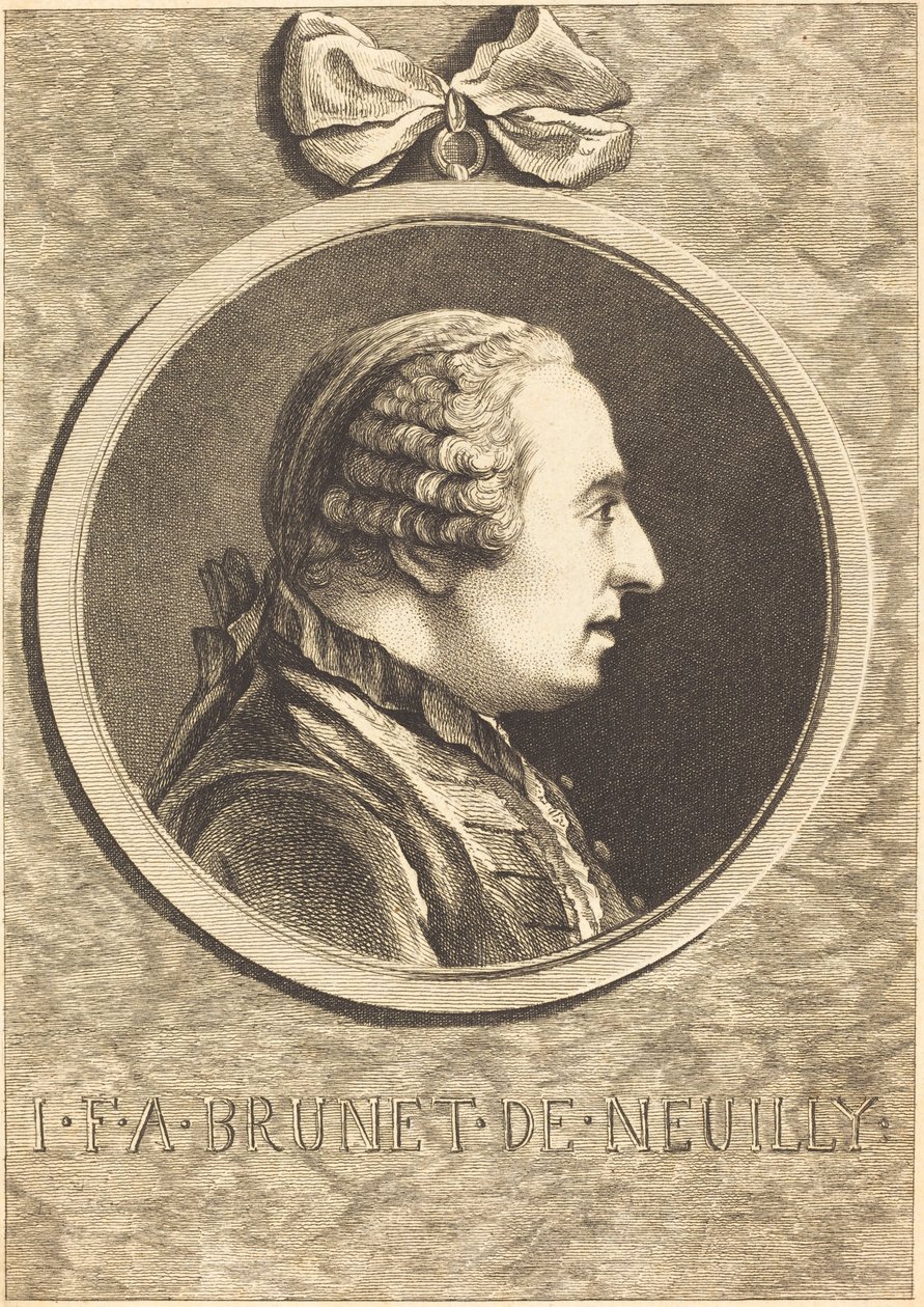 Brunet z Neuilly autorstwa Charles Nicolas Cochin II