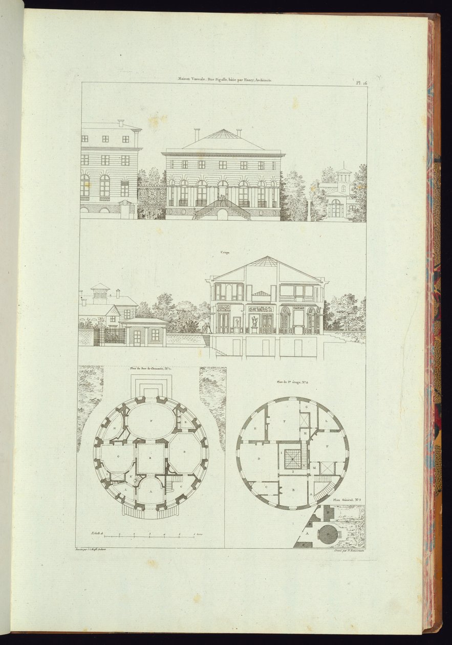 Oprawa (Francja) autorstwa Charles Nicolas Ransonnette