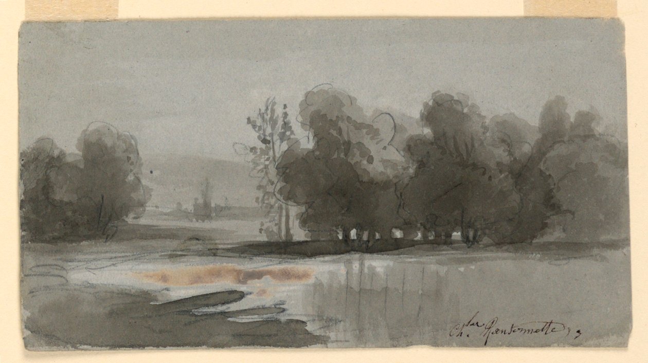 Krajobraz autorstwa Charles Nicolas Ransonnette