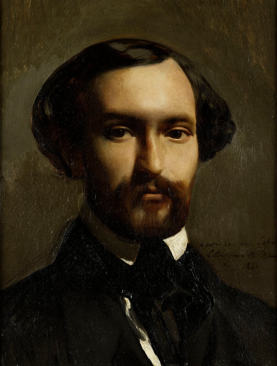 Portret kompozytora Charlesa Gounoda 1818-1893, 1841. autorstwa Charles Octave Blanchard