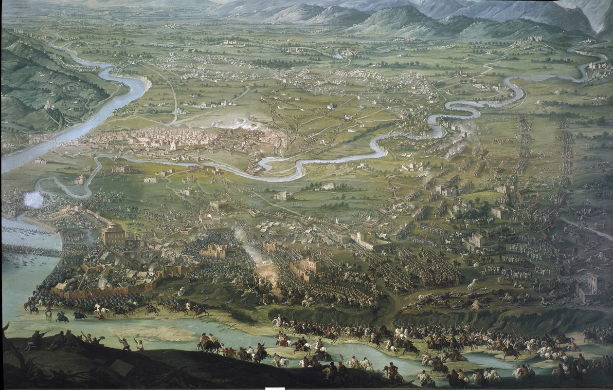 Bitwa o Turyn autorstwa Charles Parrocel