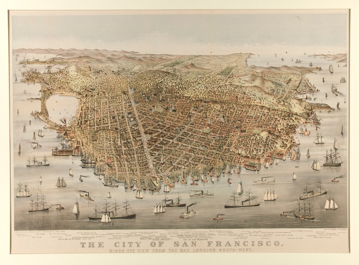 Miasto San Francisco - Ptak autorstwa Charles Parsons