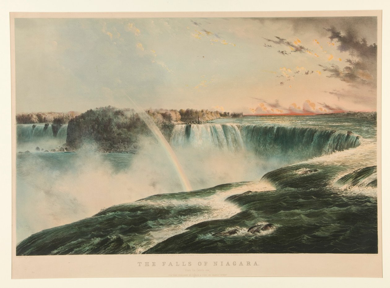 Wodospady Niagara od strony Kanady autorstwa Charles Parsons