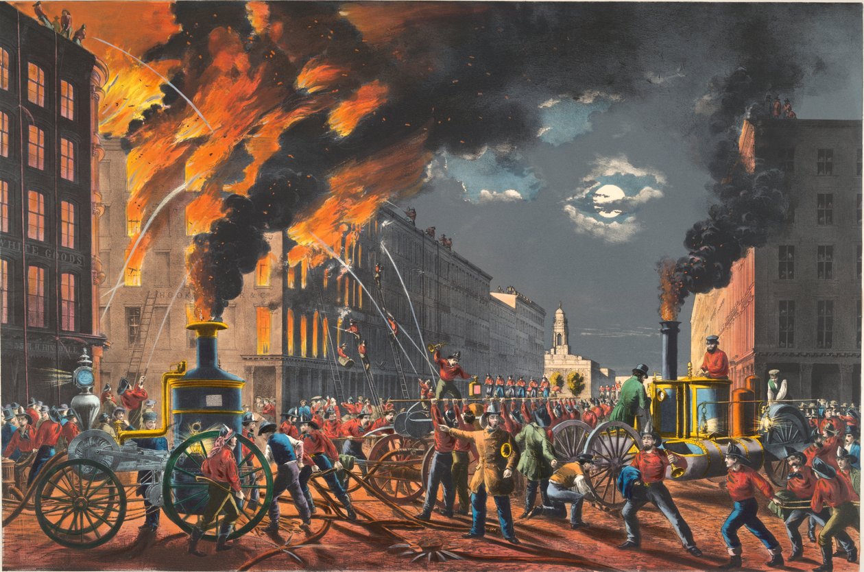 Życie strażaka: nowa era. Para i mięśnie. autorstwa Charles Parsons