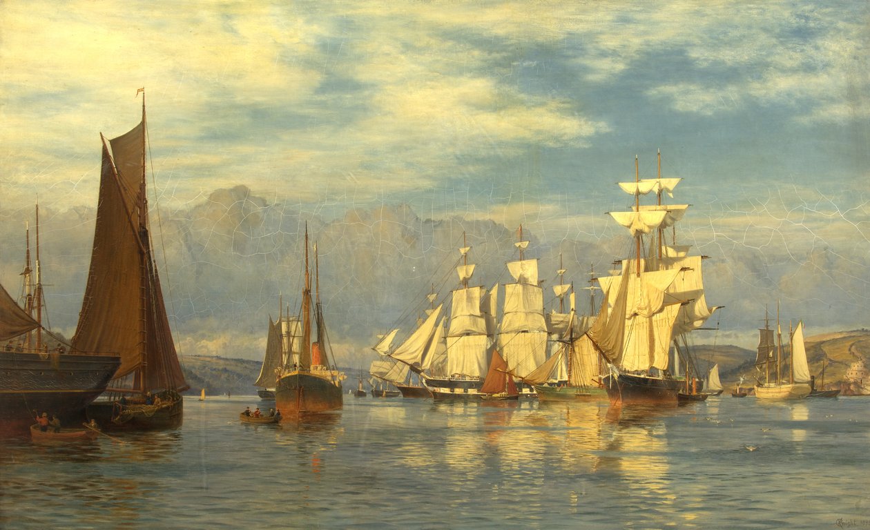 Port Falmouth autorstwa Charles Parsons Knight