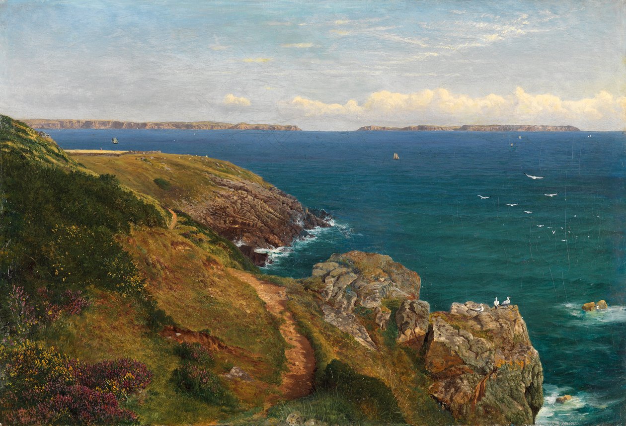Świeża morska bryza (olej na płótnie) autorstwa Charles Parsons Knight