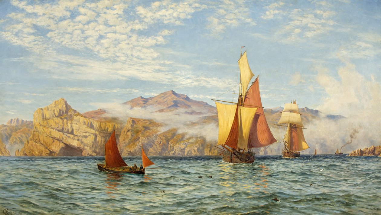 Ramsey Island, poza Pembrokeshire autorstwa Charles Parsons Knight
