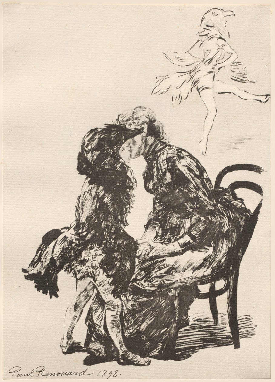Przed baletem autorstwa Charles Paul Renouard