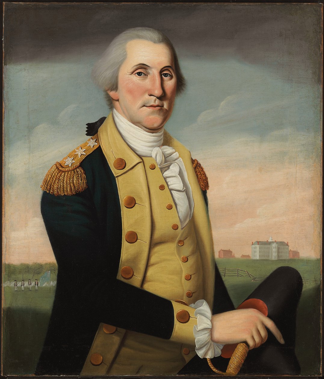 Jerzy Waszyngton w Princeton autorstwa Charles Peale Polk