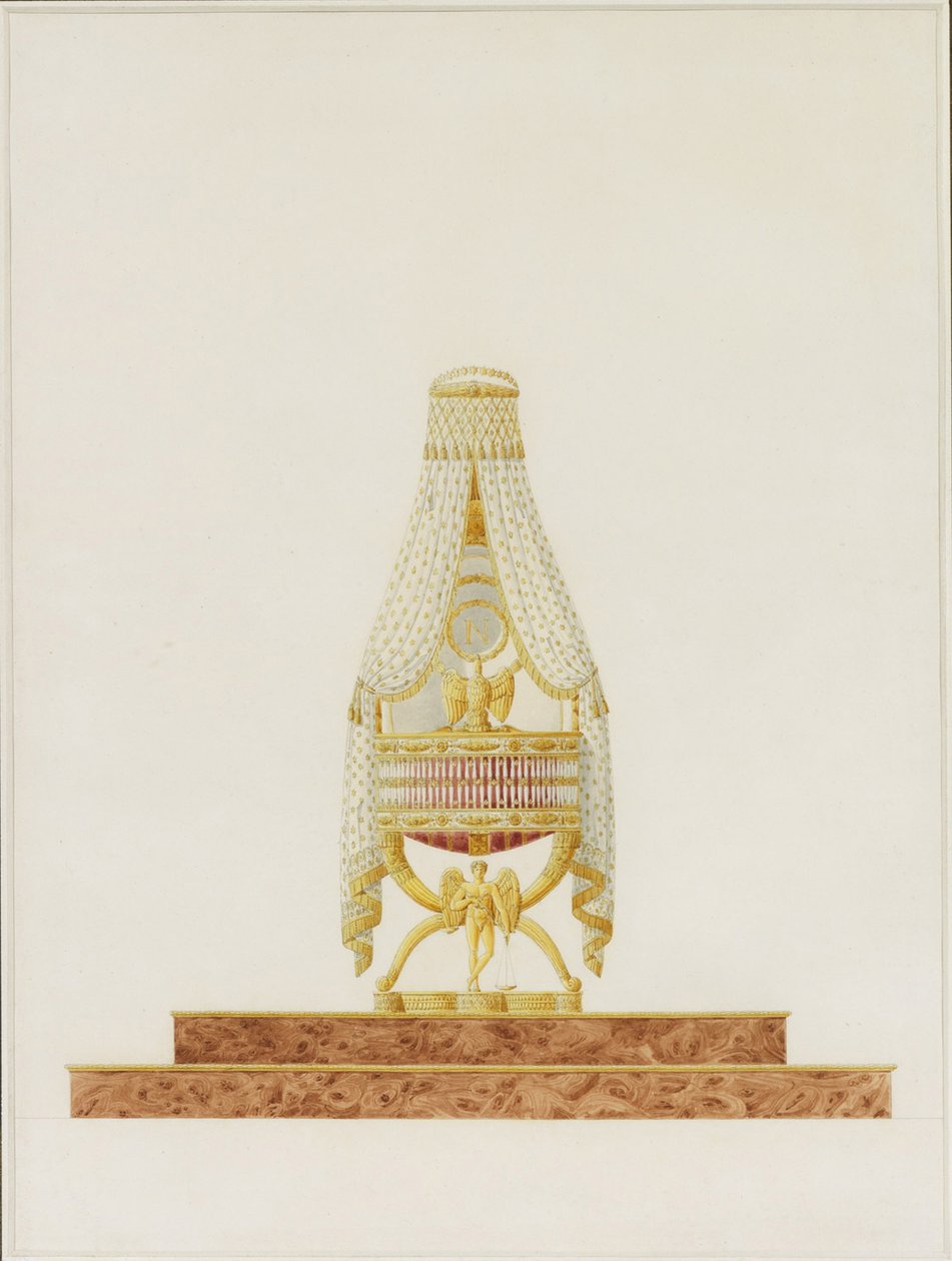 Projekt Gondoli dla Jego Królewskiej Mości Króla Rzymu, 1811 autorstwa Charles Percier