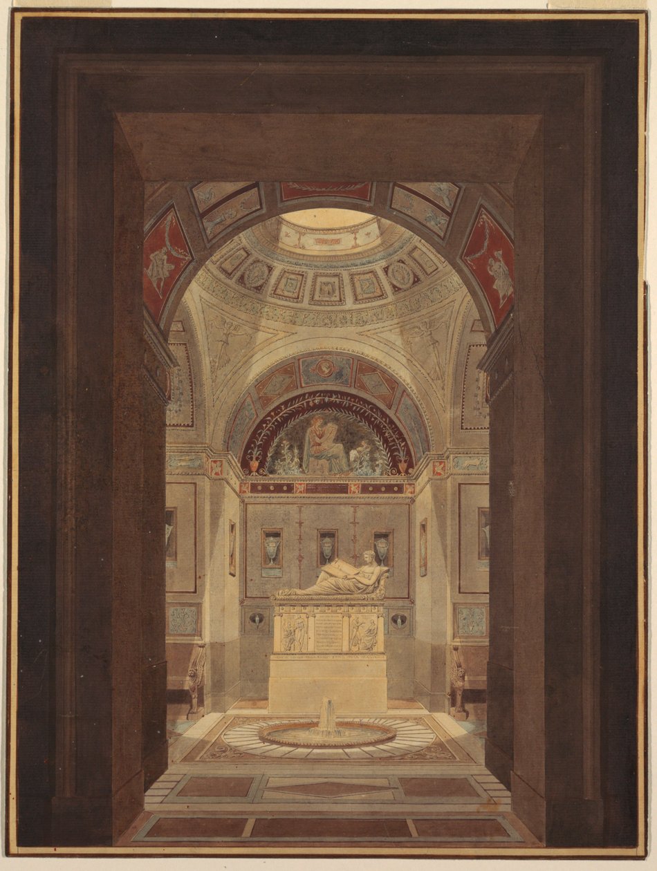 Izba Grobowa autorstwa Charles Percier
