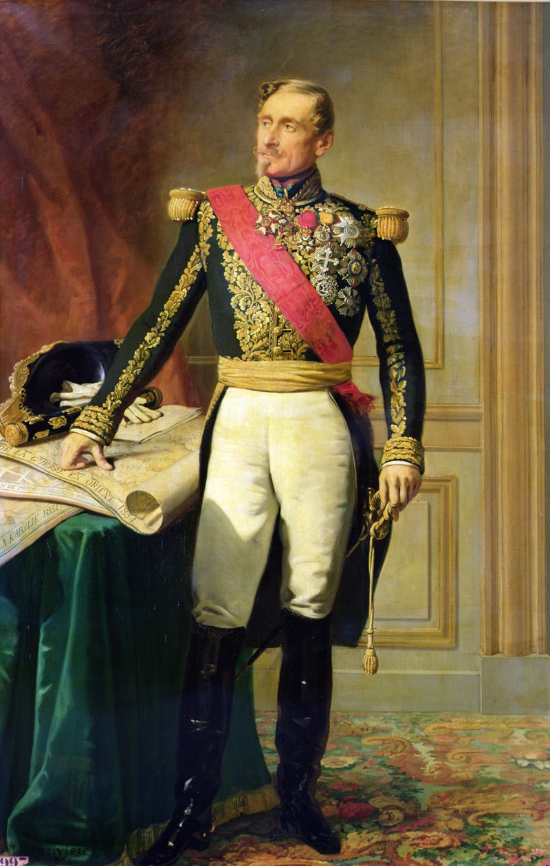 Marechal francês Armand Jacques Achille Leroy de Saint Arnaud (1796-1854)polonês autorstwa Charles Philippe Lariviere
