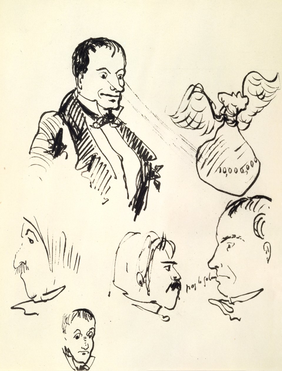 Autoportret, c1850-1867 autorstwa Charles Pierre Baudelaire
