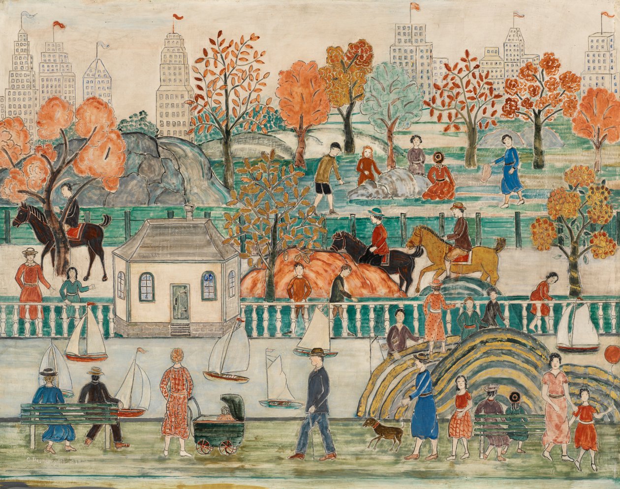 Park Centralny autorstwa Charles Prendergast