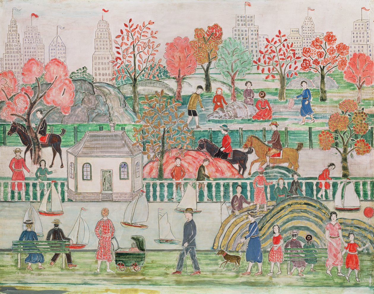 Park Centralny autorstwa Charles Prendergast