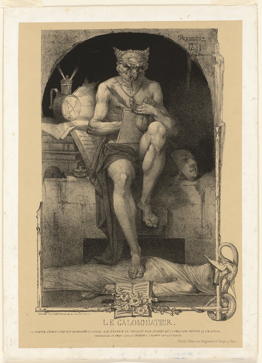 Oszczerca autorstwa Charles Rambert