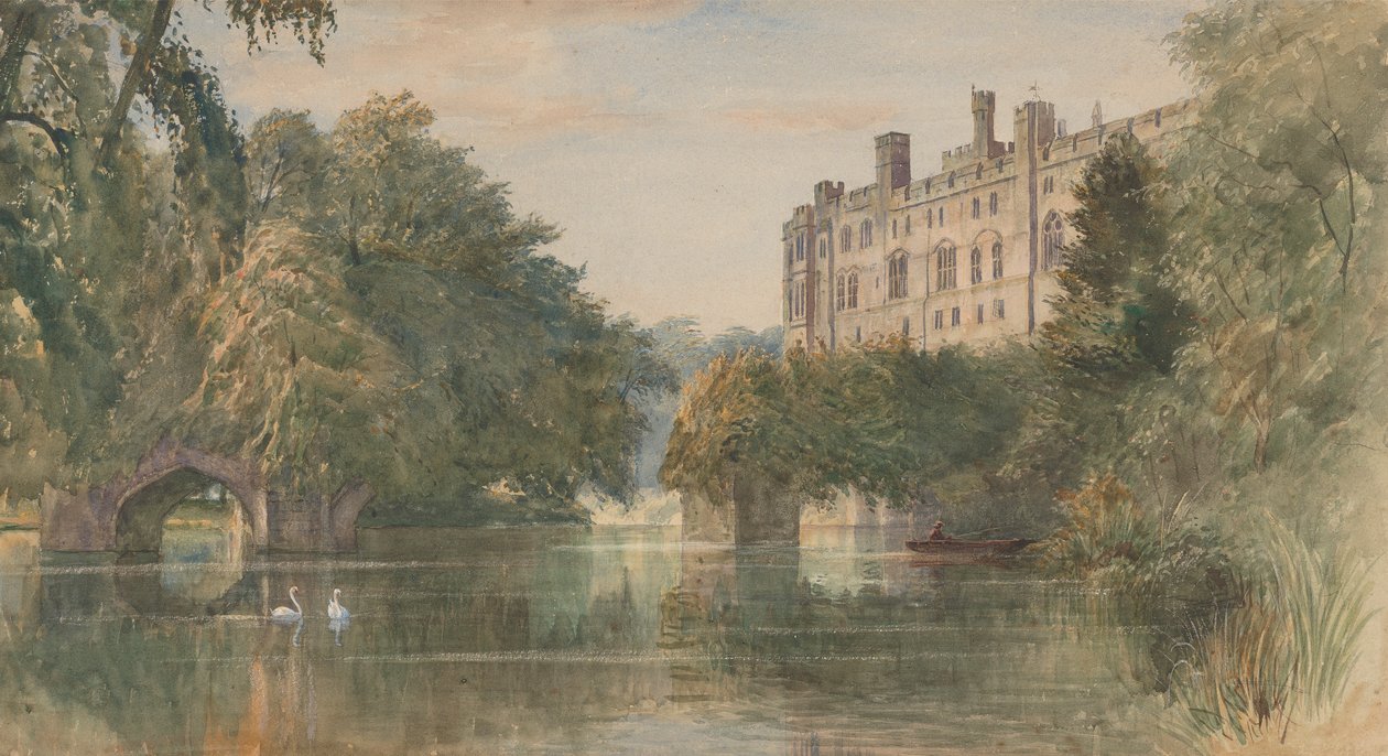 Zamek Warwicka autorstwa Charles Reginald Aston