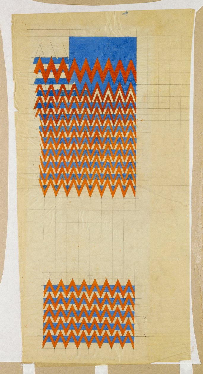 Projektowanie tkanin autorstwa Charles Rennie Mackintosh
