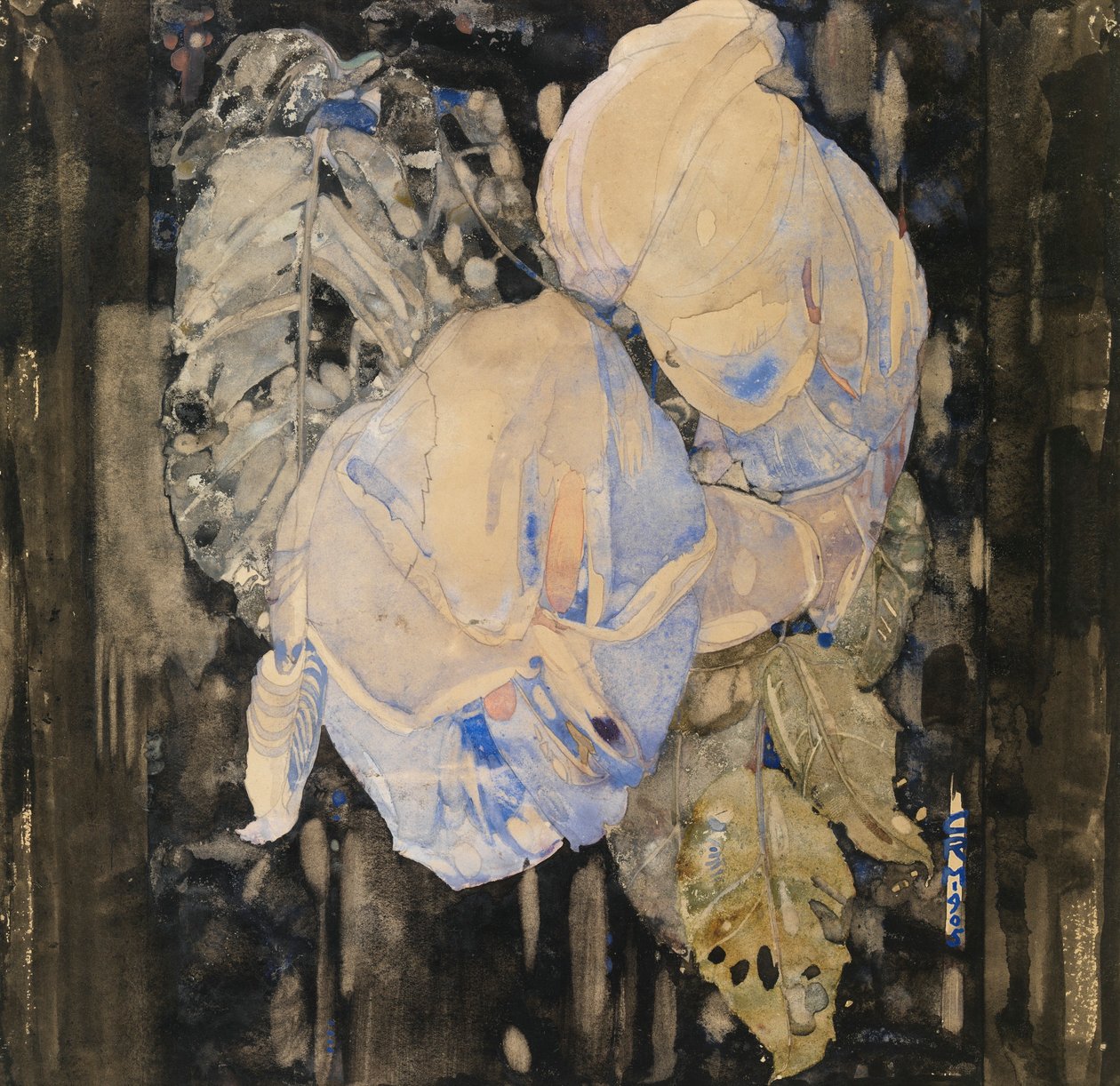 Wyblakłe róże autorstwa Charles Rennie Mackintosh