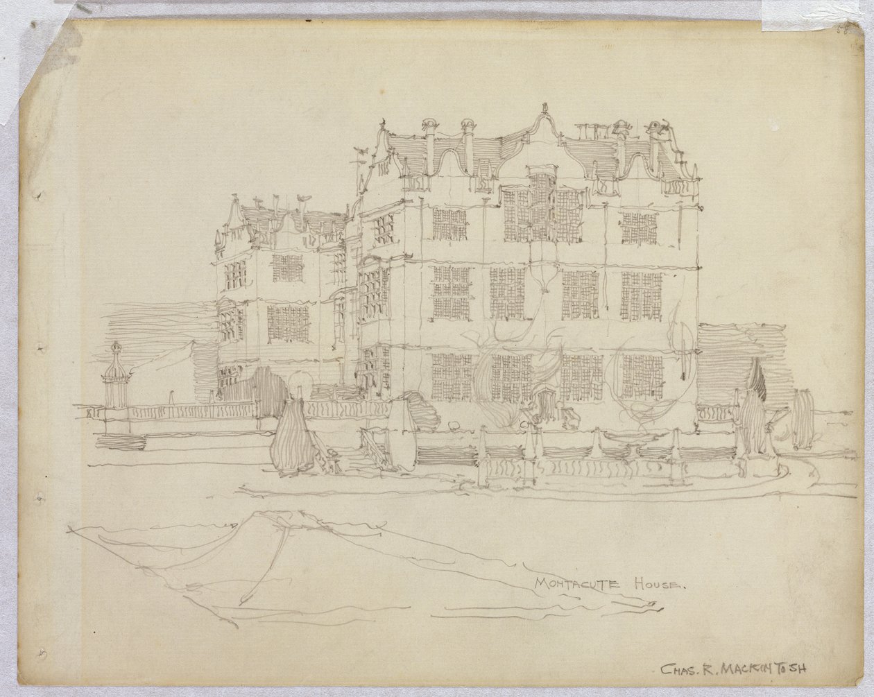 Montacute House, Somerset autorstwa Charles Rennie Mackintosh