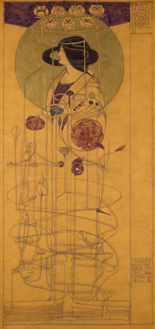 Część widziana, część wyobrażona autorstwa Charles Rennie Mackintosh