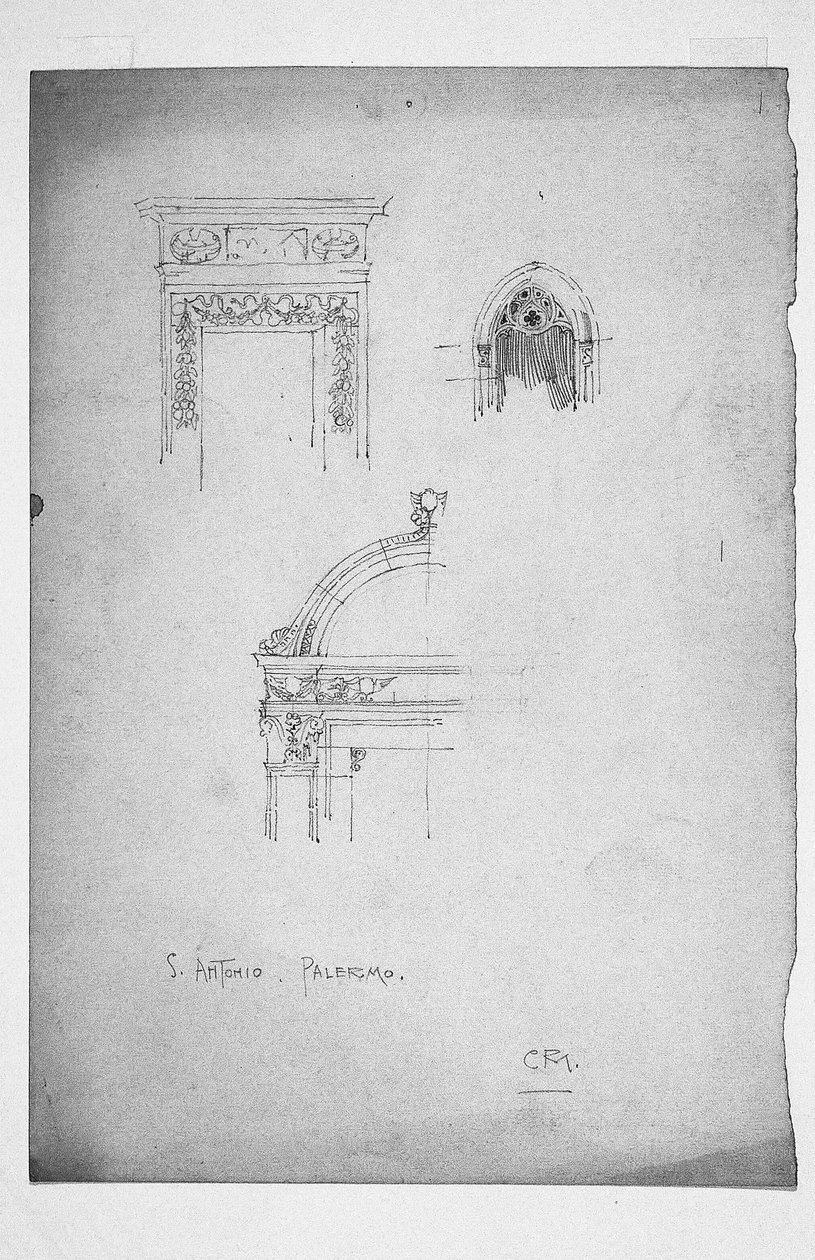 San Antonio, Palermo autorstwa Charles Rennie Mackintosh