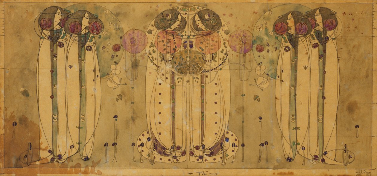 Wassail, 1900 autorstwa Charles Rennie Mackintosh