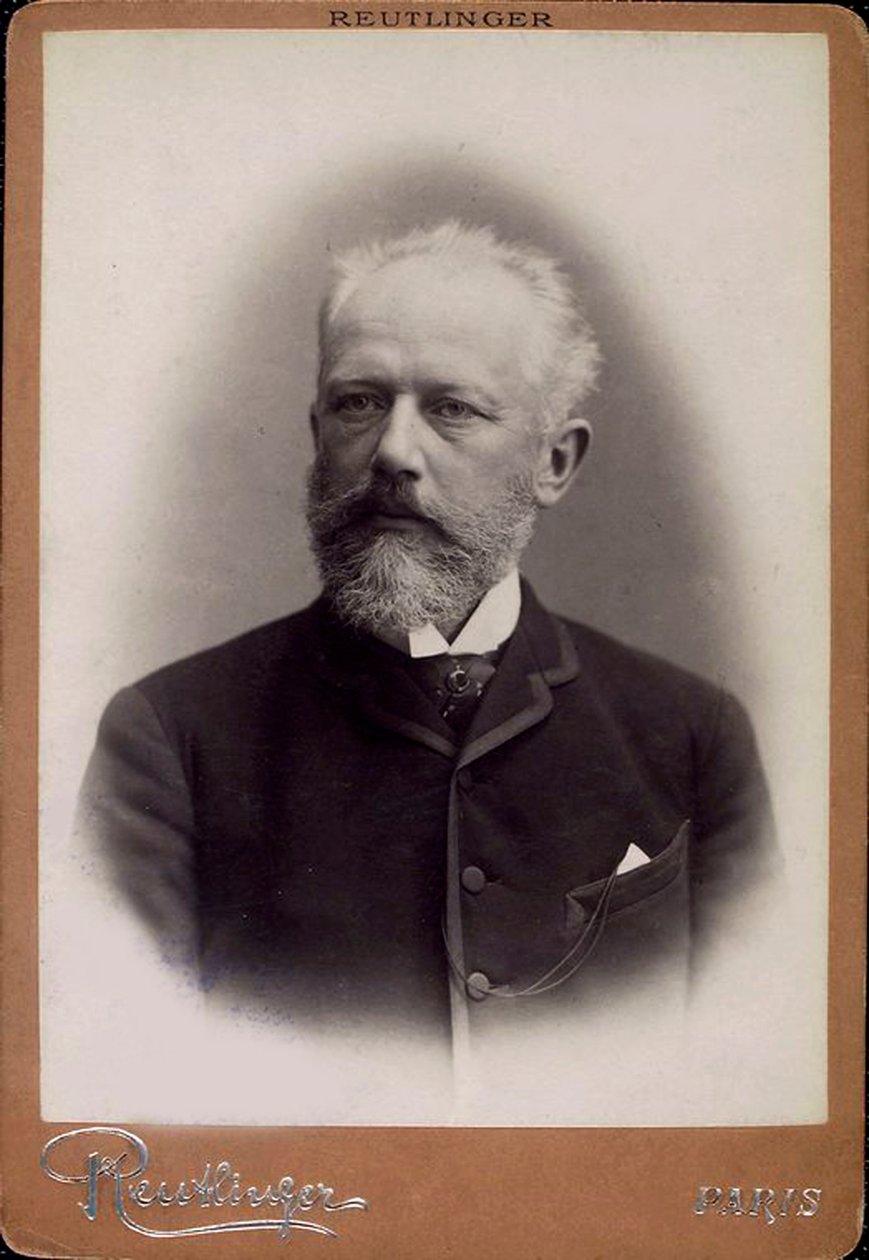 Peter Ilich Czajkowski, rosyjski kompozytor, koniec XIX wieku autorstwa Charles Reutlinger