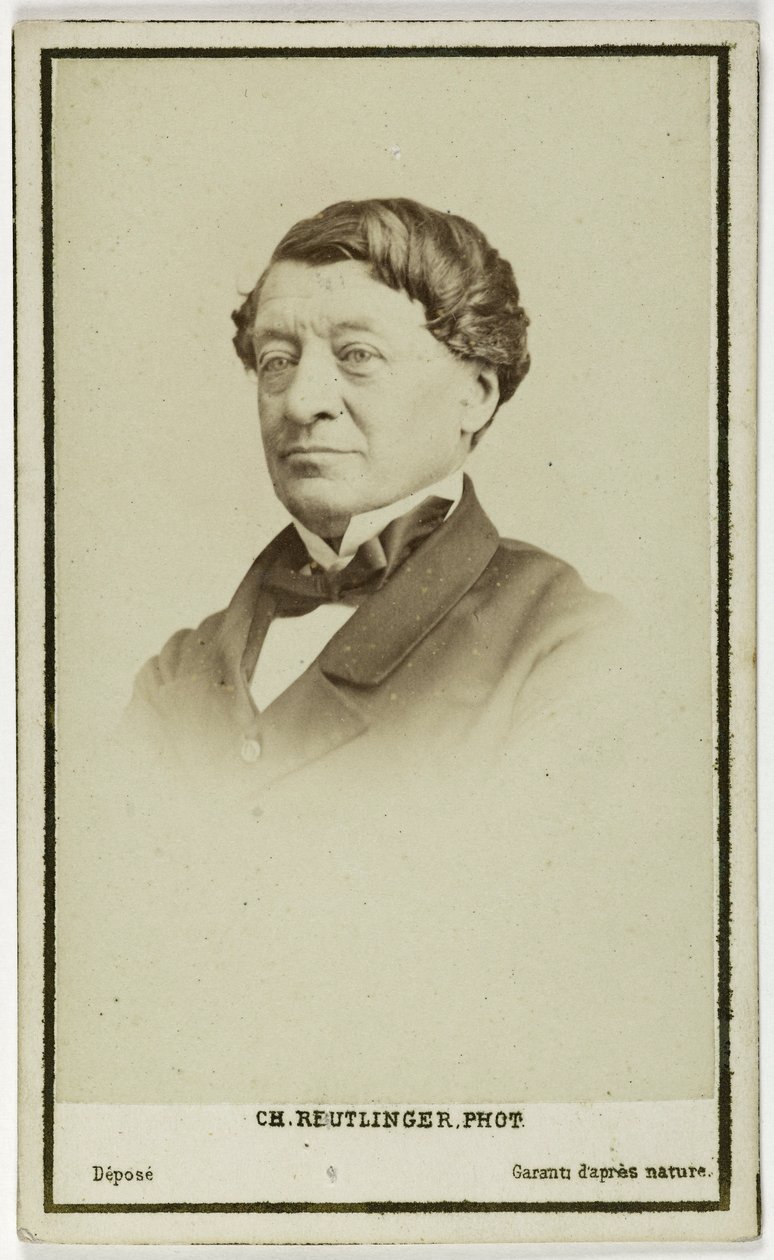 Portret Laborde Léona, dyplomaty, archeologa i kustosza w Luwrze, ok. 1860-90 (foto) autorstwa Charles Reutlinger