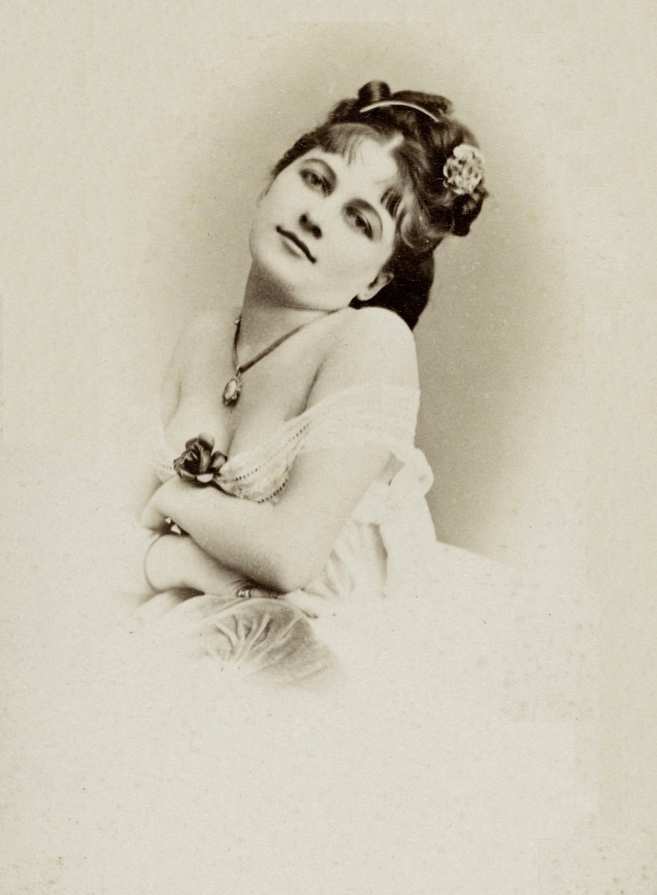 Portret aktorki Henriette Victoire Drouard (1851-1923). autorstwa Charles Reutlinger