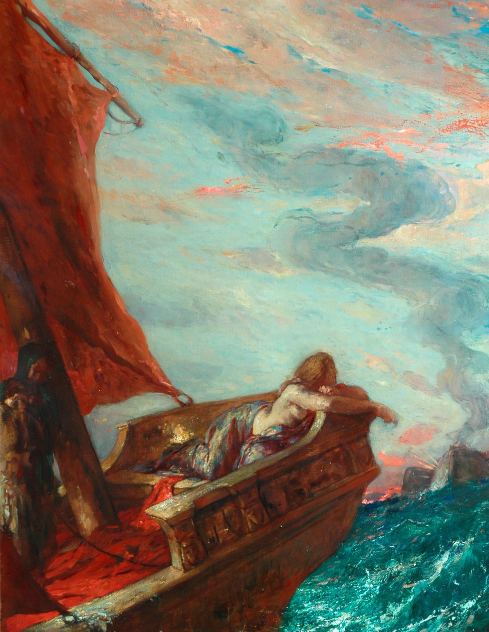 Kleopatra w locie autorstwa Charles Ricketts