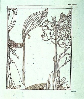 Ilustracja do "Sfinksa bez tajemnicy" Oscara Wilde