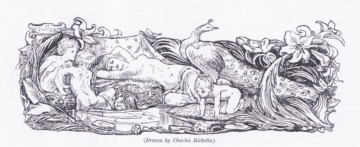 Lato, z The Magazine of Art 1893, Cassell and Company, 1893 autorstwa Charles Ricketts