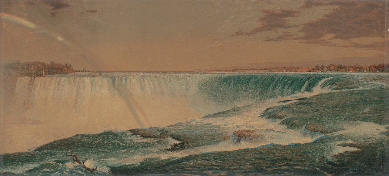 Wielki Upadek, Niagara autorstwa Charles Risdon, after Frederick Edwin Church