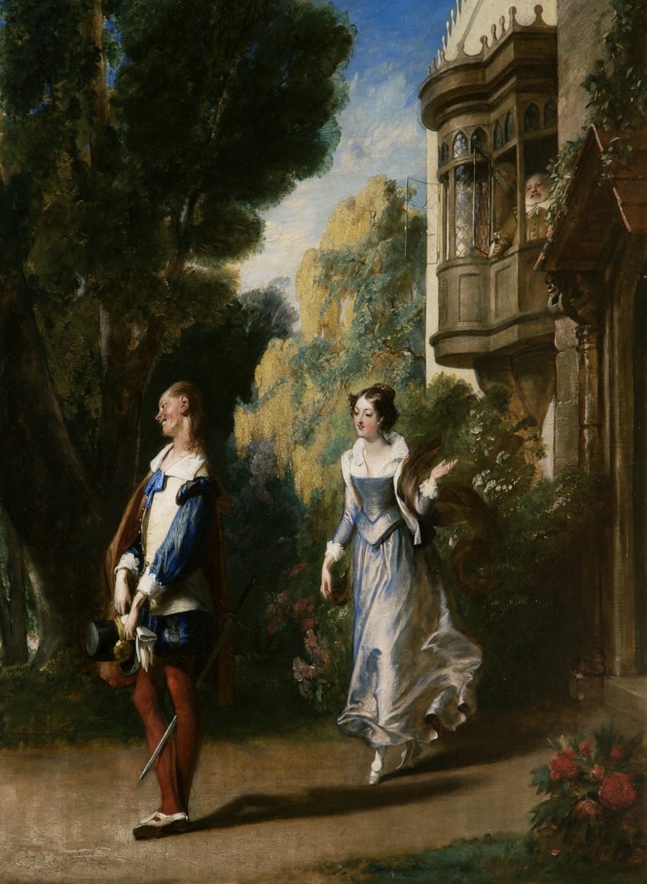 Wesołe żony Windsoru autorstwa Charles Robert Leslie