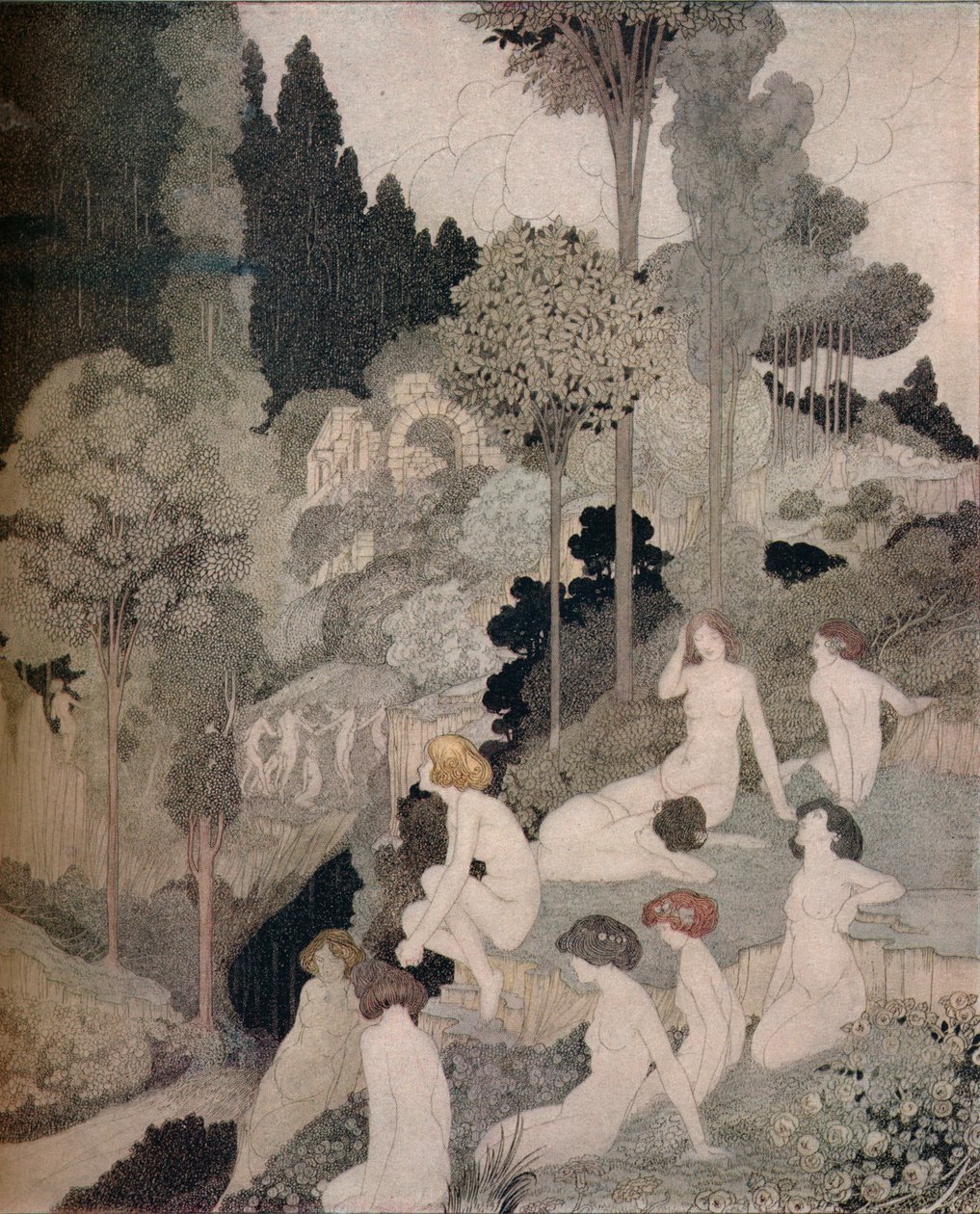Przerywnik jesienny, ok. 1910 autorstwa Charles Robinson