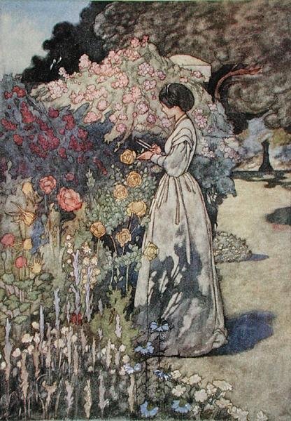 Kwiaty cięte, wyd. 1912 (kolor lito) autorstwa Charles Robinson