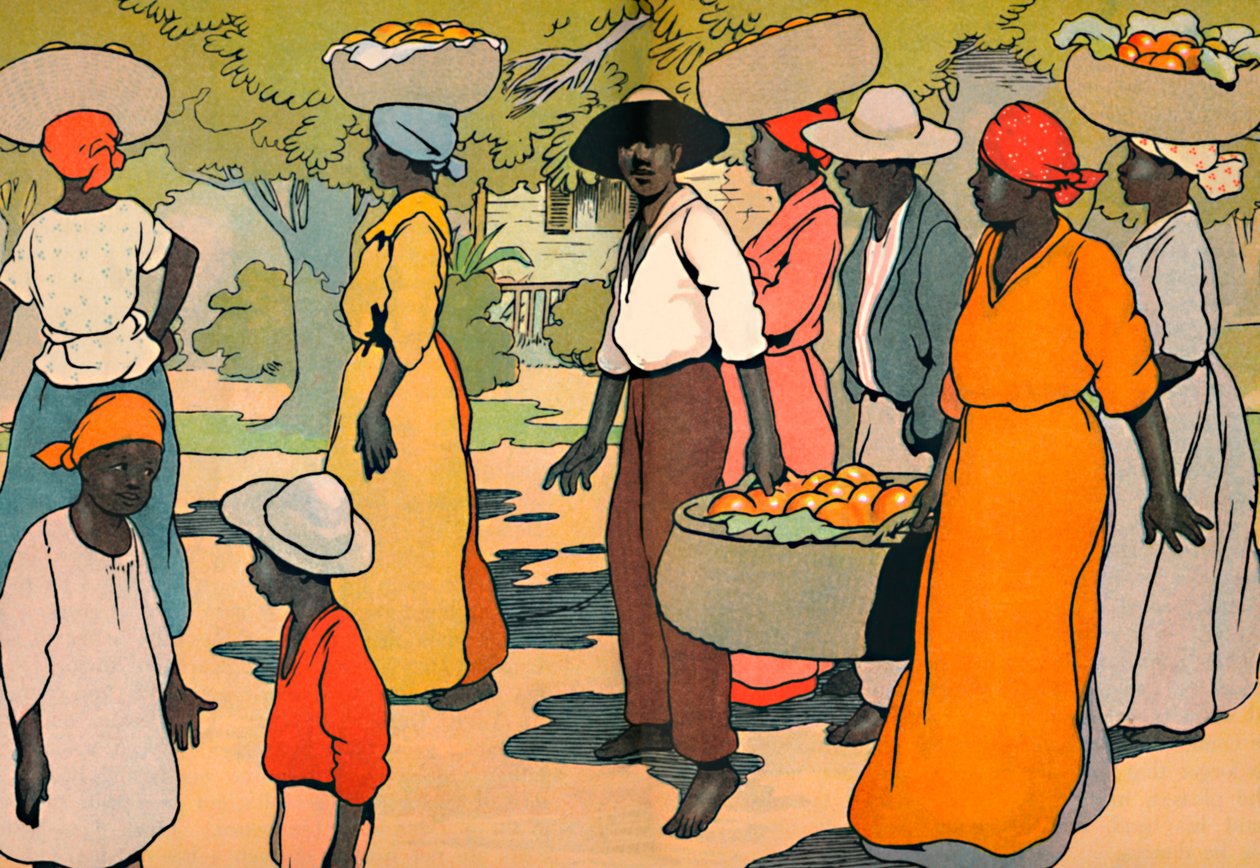 Idąc na targ, 1912 autorstwa Charles Robinson