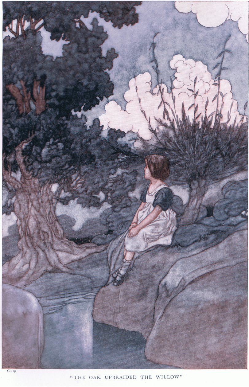 Dąb zganił wierzbę, lata 30. XX wieku autorstwa Charles Robinson