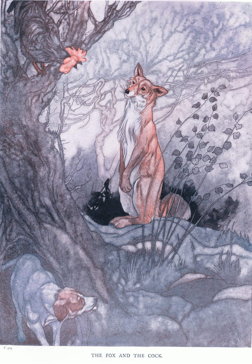 Lis i kogut, lata 30. XX wieku autorstwa Charles Robinson