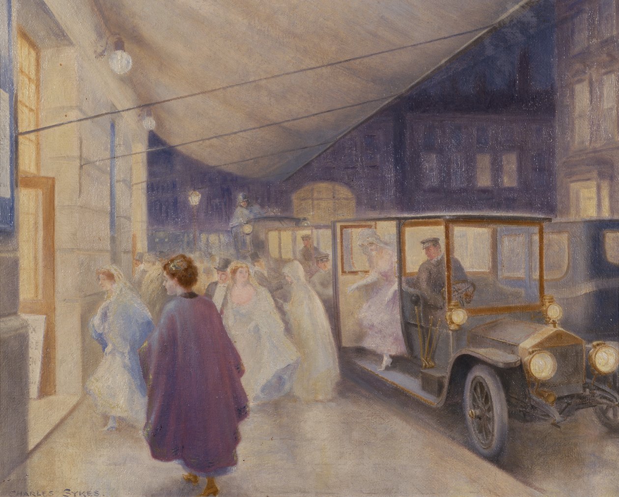 Przyjazd do Opery autorstwa Charles Robinson Sykes